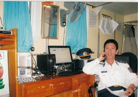 Dù khó khăn, gian khổ, đại úy Lê Trung Thành luôn cố gắng hoàn thành tốt nhiệm vụ được giao.