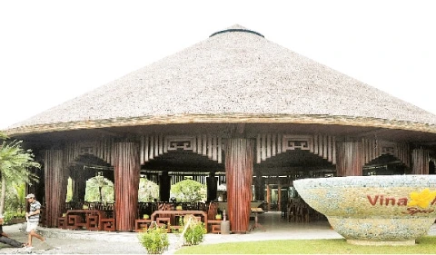 Một góc khu nhà cổ của ông Lê Văn Tăng.