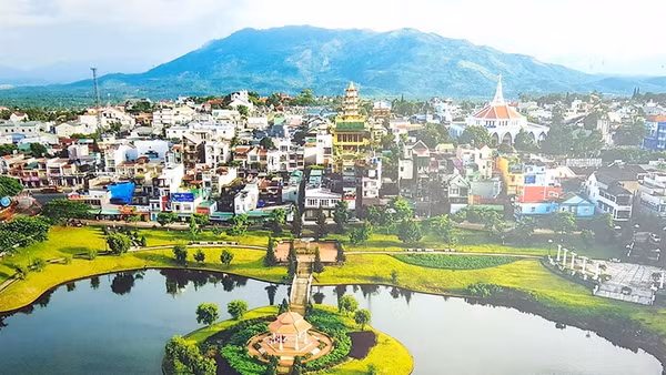 Một góc B’lao - Bảo Lộc (Lâm Ðồng) hôm nay. Ảnh: Nguyễn Văn Thương 