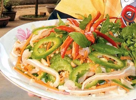 Gỏi mướp xoắn