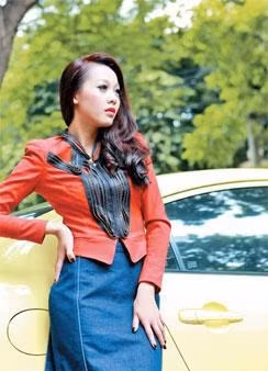 Người mẫu Phương Linh.