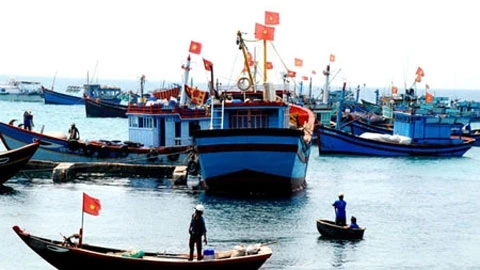 Tàu cá Việt Nam. (Ảnh: dantri.com.vn)