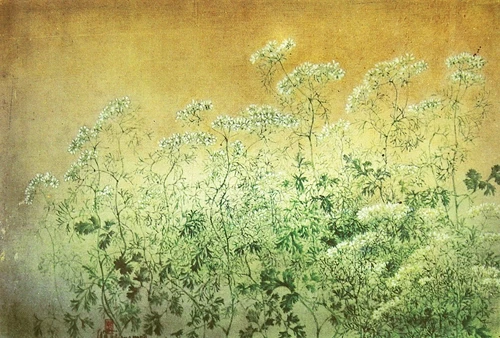 Hoa mùi. Tranh: TRẦN DUY