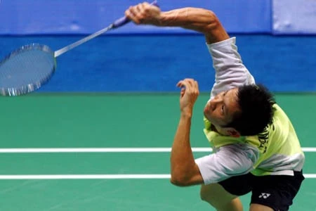 Cây vợt Nguyễn Tiến Minh.