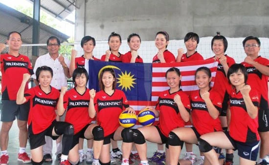 Đội tuyển bóng chuyền nữ Malaysia.