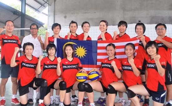 Đội tuyển bóng chuyền nữ Malaysia.
