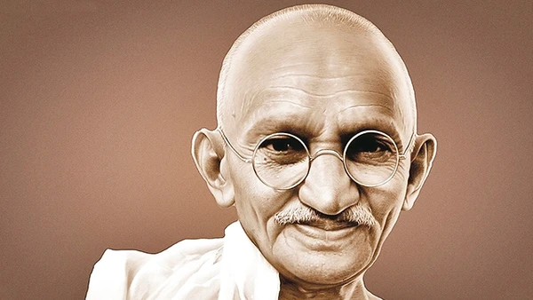 Chân dung Mahatma Gandhi.