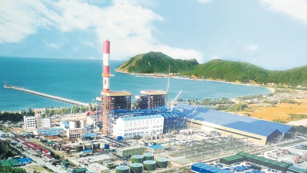 Nhà máy Nhiệt điện Vũng Áng 1 công suất 1.200 MW.