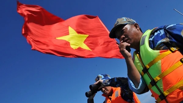 Lực lượng chấp pháp Việt Nam trên Biển Đông kiên quyết giữ vững chủ quyền biển đảo.