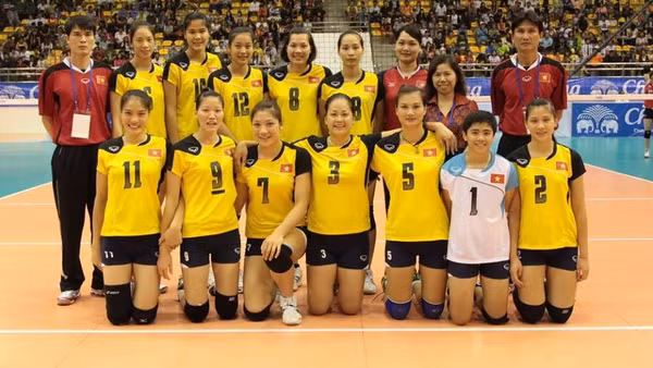 Đội bóng chuyền nữ Việt Nam – Ảnh: HƯNG HÀ.