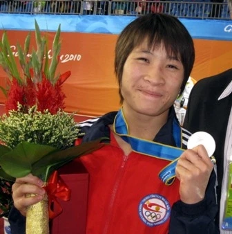 Nguyễn Thị Lụa quyết giành HCV ở SEA Games 27 – tác giả: MINH PHƯƠNG