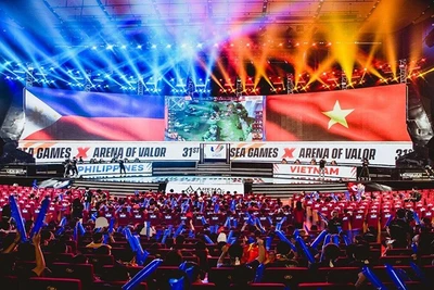 Đội tuyển eSports Việt Nam thi đấu thành công tại SEA Games 31. (Ảnh CELLPHONES)