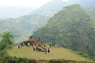 Bản Cát Cát tại Sa Pa là điểm đến được nhiều du khách lựa chọn khi đến Lào Cai. (Ảnh KHÁNH AN)