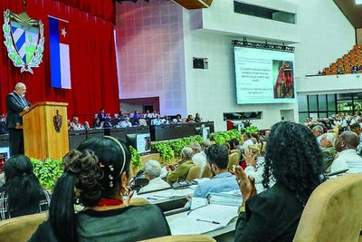 Thủ tướng Cuba phát biểu tại kỳ họp.