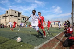 [Video] Dải Gaza mở giải bóng đá cho người khuyết tật sau chiến tranh 