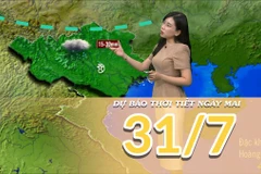[Video] Dự báo thời tiết đêm nay và ngày mai 31/7/2025: Nắng nóng gay gắt tại khu vực Trung Bộ