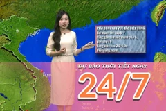 [Video] Dự báo thời tiết ngày 24/7/2025: Mưa giảm tại khu vực Bắc Bộ 