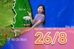 [Video] Dự báo thời tiết ngày 26/8/2025: Mưa dông tiếp diễn tại Bắc Bộ và Trung Bộ