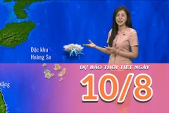 [Video] Dự báo thời tiết ngày 10/8/2025: Nắng nóng kéo dài tại Bắc Bộ