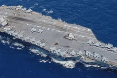[Video] Tàu sân bay USS Gerald R. Ford cháy tại Biển Đỏ, 2 thủy thủ bị thương