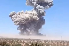 [Video] Hơn 160 người thương vong trong vụ nổ ở Tây Bắc Syria 