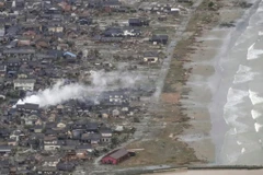 [Video] Sóng thần tràn vào Nhật Bản sau trận động đất thứ hai