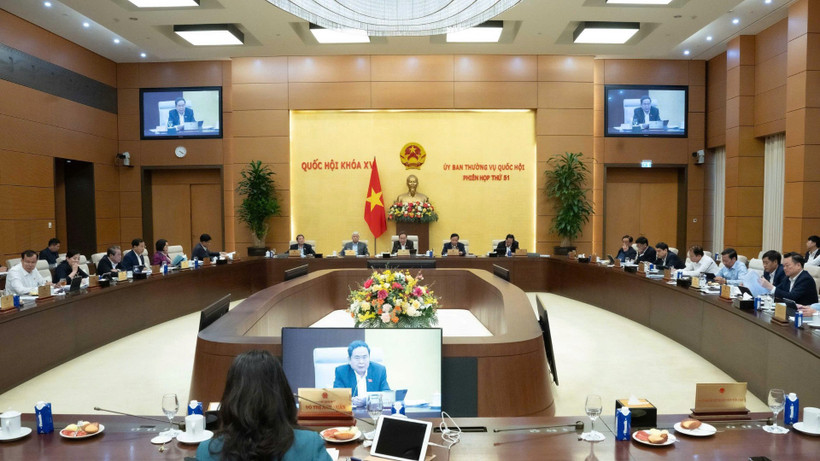 Phiên họp thứ 51 của Ủy ban Thường vụ Quốc hội.