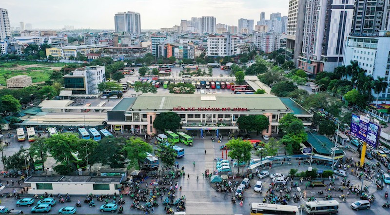 Các bến xe tại Hà Nội sẵn sàng phục vụ hành khách đợt cao điểm nghỉ lễ 2/9. (Ảnh: Thành Đạt)