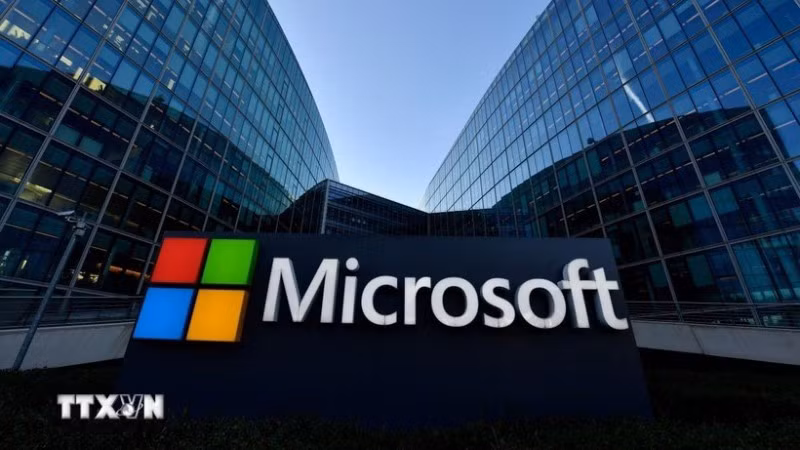 Trụ sở Tập đoàn Microsoft tại Issy-Les-Moulineaux, Pháp. (Ảnh: AFP/TTXVN)