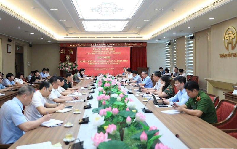 Quang cảnh hội nghị sáng 9/7.
