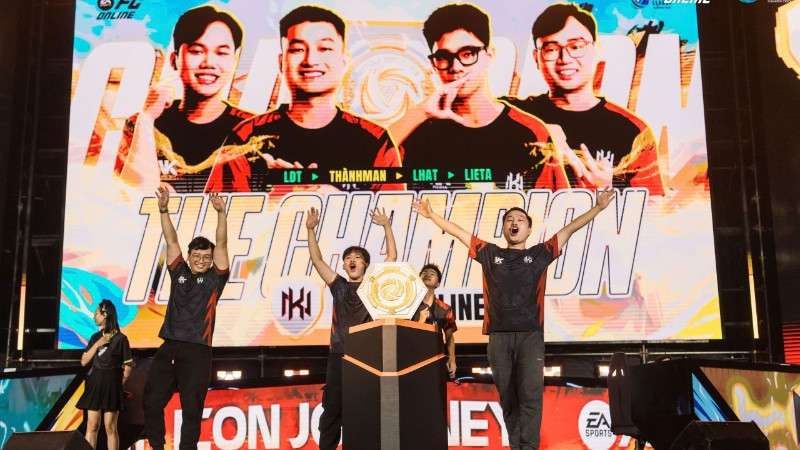 Đội tuyển NK lần thứ 3 liên tiếp vô địch FC Online Vietnam Pro League.