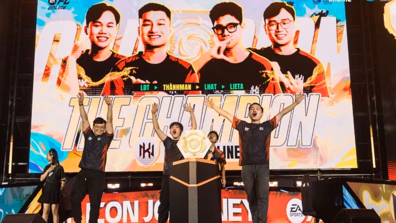 Đội tuyển NK lần thứ 3 liên tiếp vô địch FC Online Vietnam Pro League.