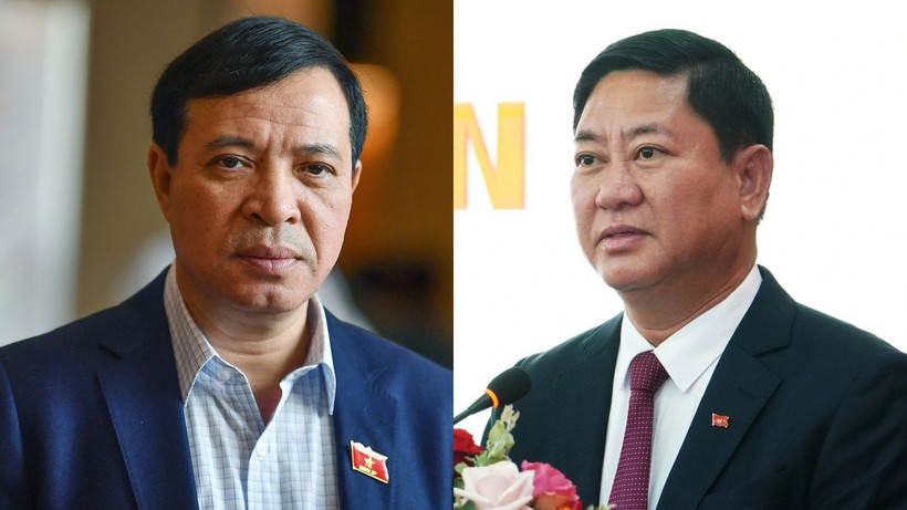 Ông Lại Thế Nguyên và ông Trần Quốc Nam.