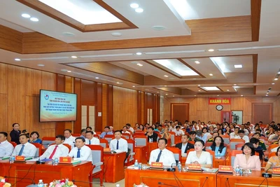 Quang cảnh hội thảo. (Ảnh: NHÂN TÂM) 