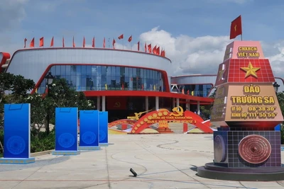 Cung văn hóa thiếu nhi tỉnh Khánh Hòa, nơi diễn ra Đại hội đại biểu Đảng bộ tỉnh Khánh Hòa lần thứ I, nhiệm kỳ 2025-2030. (Ảnh: PHONG NGUYÊN) 