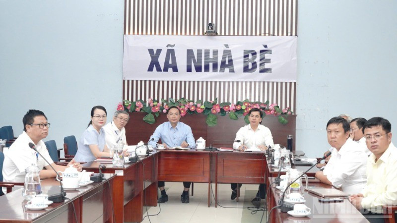 Xã Nhà Bè, một trong 2 xã của huyện Nhà Bè dự kiến vận hành từ ngày 1/7. ndo_br_xa-nha-be-8502.jpg