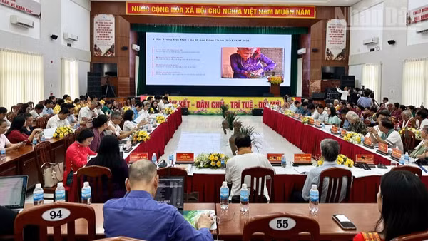 Quang cảnh buổi hội thảo. (Ảnh: NGUYỄN TRUNG)