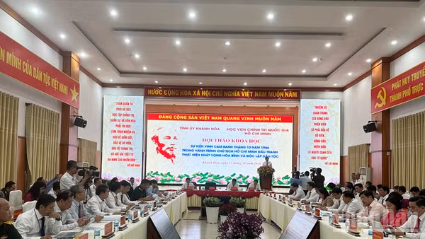 Quang cảnh buổi hội thảo. (Ảnh: NGUYỄN TRUNG)