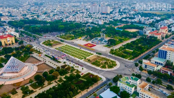 Một góc đô thị phường Phan Rang (tỉnh Khánh Hòa). (Ảnh: NGUYỄN TRUNG)