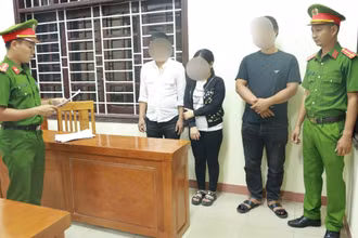 Khởi tố 3 đối tượng có hành vi giết mổ, buôn bán lợn bị bệnh. (Ảnh: Công an Quảng Trị)