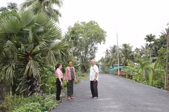 Ông Thạch Việt, người có uy tín ở xã Trà Côn, huyện Trà Ôn, tỉnh Vĩnh Long.