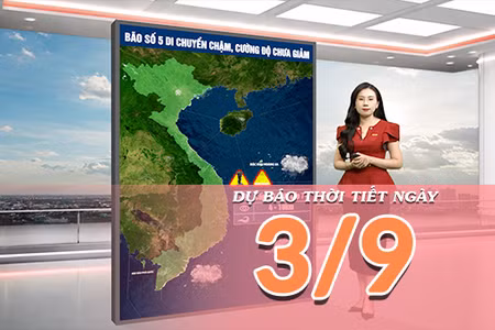 [Video] Dự báo thời tiết ngày 3/9/2026: Nắng nóng gay gắt lan rộng tại Bắc Bộ và Trung Bộ, Nam Bộ chiều tối có mưa dông