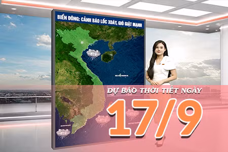 [Video] Dự báo thời tiết ngày 17/9/2026: Bắc Bộ tiếp tục mưa lớn, cảnh báo nguy cơ lũ trên các sông
