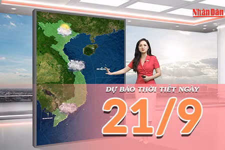 [Video] Dự báo thời tiết ngày 21/9/2026: Bắc Bộ hửng nắng, Nam Bộ mưa lớn trên diện rộng từ chiều 
