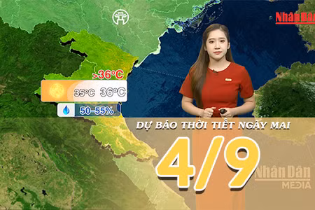 [Video] Dự báo thời tiết đêm nay và ngày mai 4/9/2026: Bão số 5 suy yếu, không còn khả năng ảnh hưởng trực tiếp đến Việt Nam