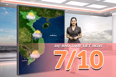 [Video] Dự báo thời tiết ngày 7/10/2026: Trung Bộ mưa rất lớn, Bắc Bộ nắng ráo 