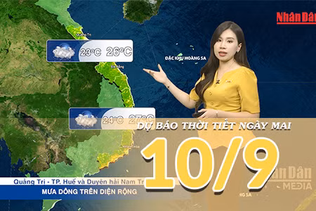 [Video] Dự báo thời tiết đêm nay và ngày mai 10/9/2026: Không khí lạnh tràn về, Bắc Bộ và Trung Bộ mưa lớn 