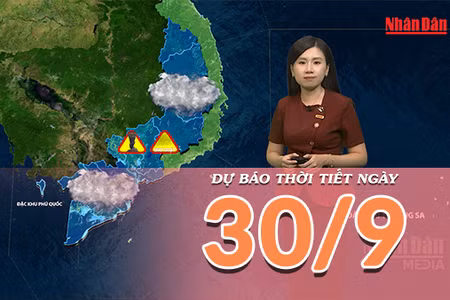 [Video] Dự báo thời tiết ngày 30/9/2026: Bắc Bộ và Trung Bộ nắng nóng, có nơi trên 36 độ C