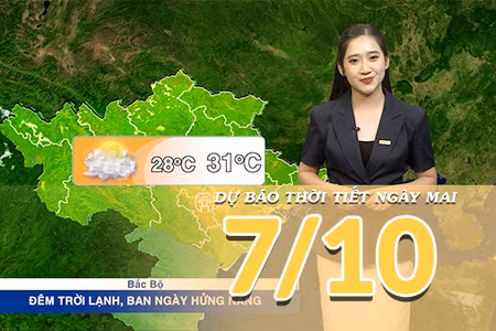 [Video] Dự báo thời tiết đêm nay và ngày mai 7/10/2026: Trung Bộ mưa rất lớn, trọng tâm từ Huế đến Đà Nẵng
