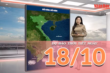 [Video] Dự báo thời tiết ngày 18/10/2026: Bắc Bộ có nắng, Nam Bộ mưa dông